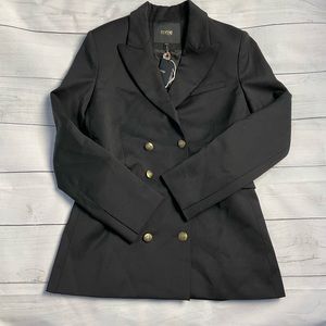 MAJE Vahina double-breasted twill jacket